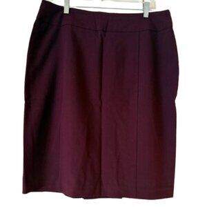 Loft Pencil Skirt - Wine - 10